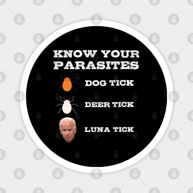 Parasite Quid Pro Joe Biden Pest GOP Trump 2020 Ukraine Anti Magnet by Shirtsurf